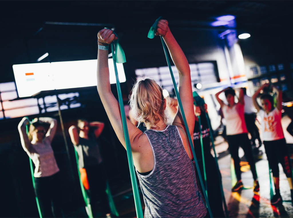 The resistance band can become your new BFF